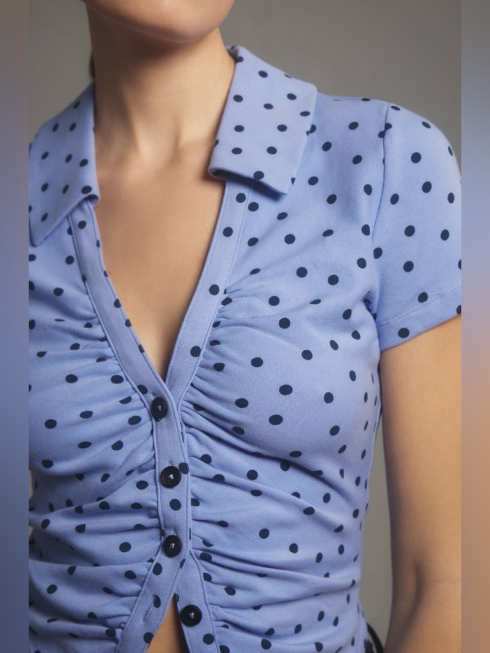 Maeve Ruched Blouse - Picture 4 of 11